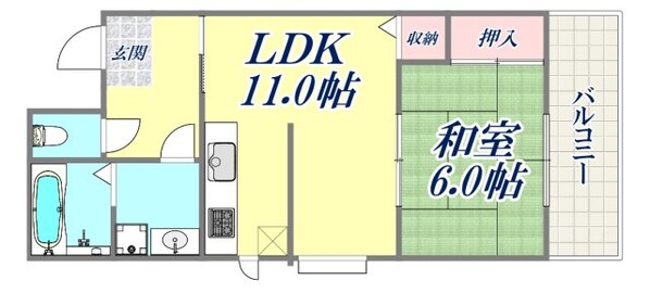 御影岡本ビルの物件間取画像